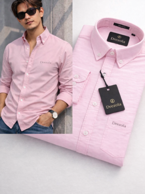 Drezola Best Light Pink Shirt for Men |