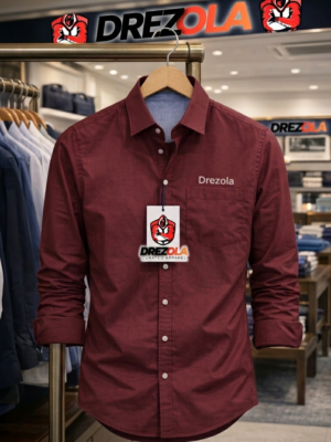 Drezola Best Maroon Shirt for Men | Best casual Shirt for men