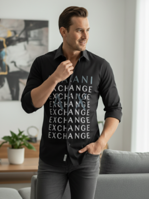 Premium Branded Shirt Print Slim Fit Premium Shirt for Men