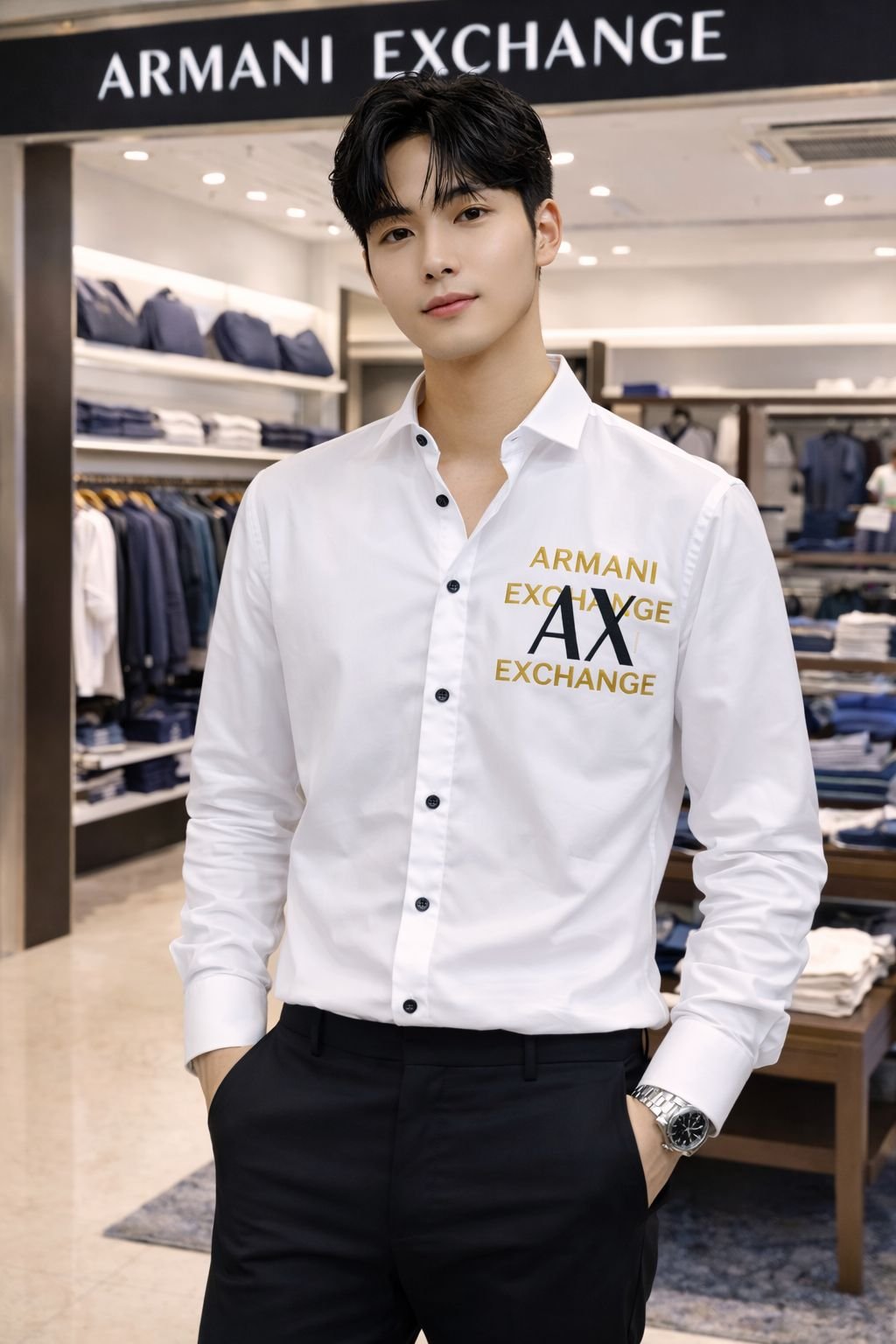 Premium Branded Drezola Men’s White Slim Fit Formal Shirt - Image 3