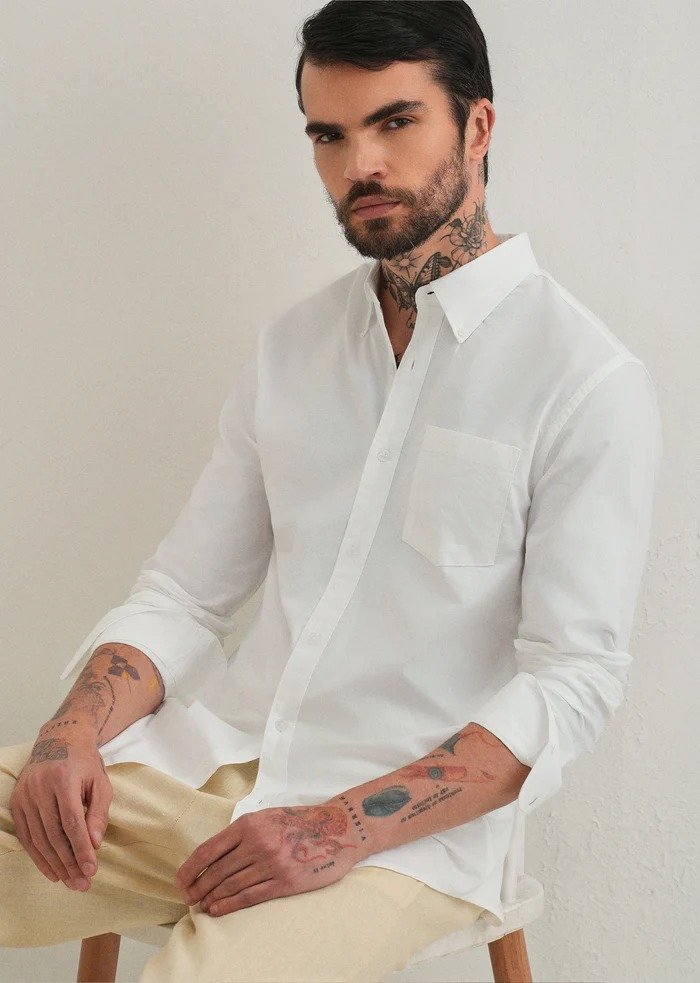 Best Ralph Lauren Premium Linen White Cotton Shirt – Casual Wear