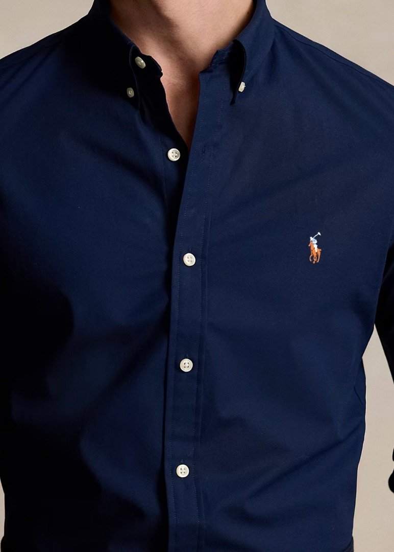Premium Original Ralph Lauren Blue Shirt - Stylish Shirt for Men